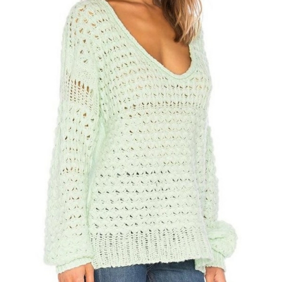 Free People Sweaters - NWOT Free People Crashing Waves Pullover s…